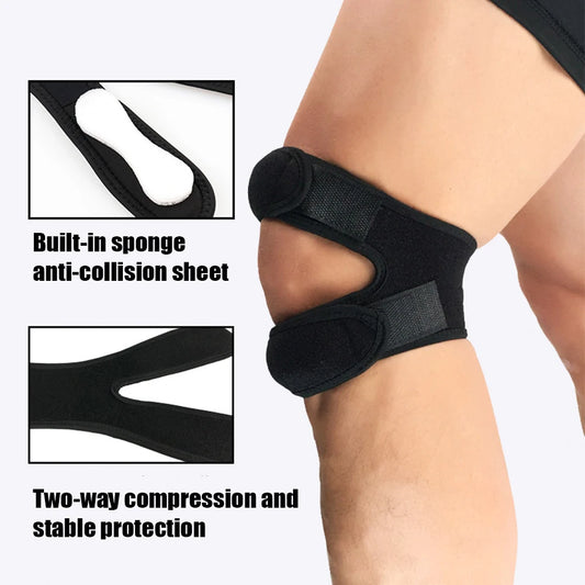 Knie-Bandage 2025: Patella-Strap 3D-Silicone - Pain Relief Collection