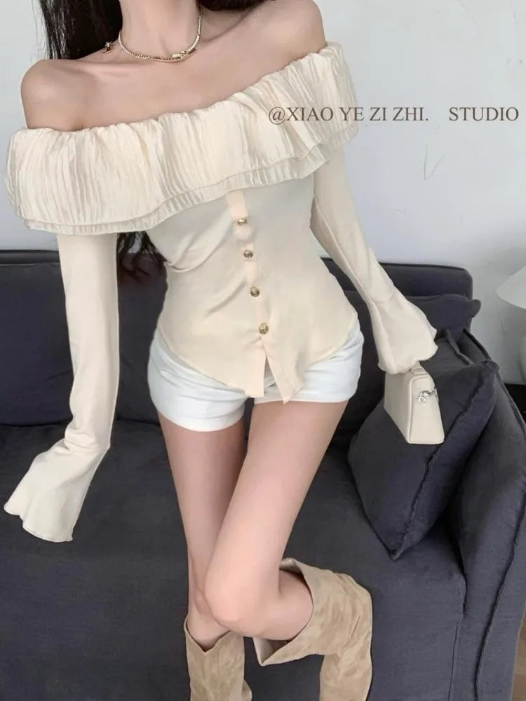 HIKIGAWA 7 Schulterfrei Top - Slim Kurz 4-16In Polyester