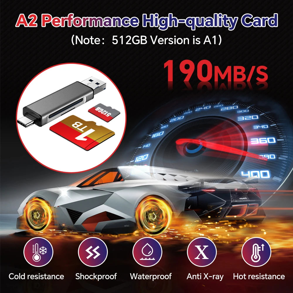 Placă de joc GameFlash G4 4W - 512GB/1TB compactă pentru console portabile