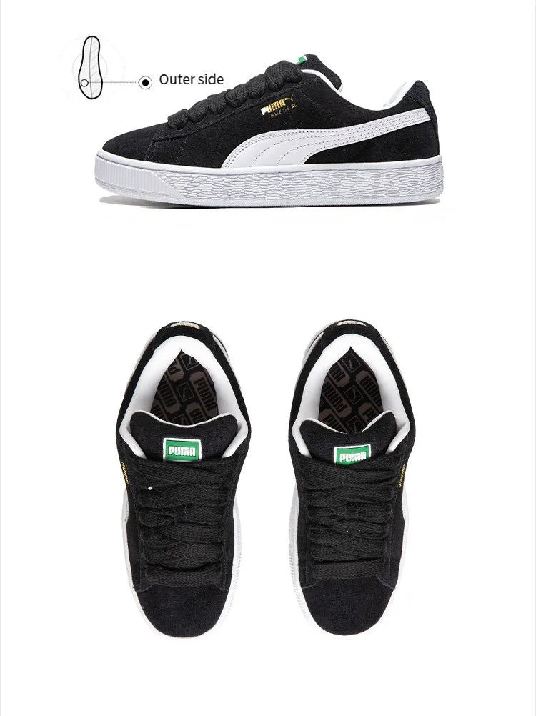 Puma Black Suede XL Sneakers - Obermaterial Leder, Gummi-Außensohle, Unisex Größe Variabel