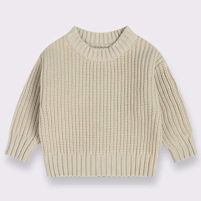 KidsJoy Herbstpullover Grobstrick - Unisex 3-6J Langarm