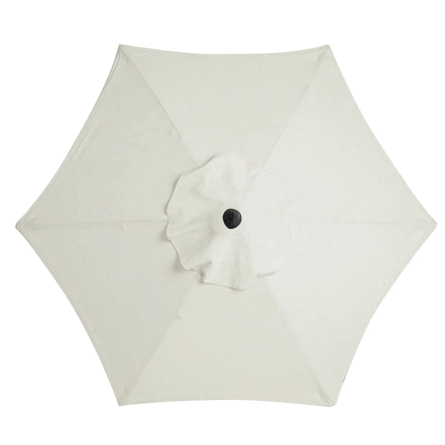 Waterproof Sun Shade Canopy Cover for 6 or 8 Bones Parasol Replacement Fabric Garden Shelter