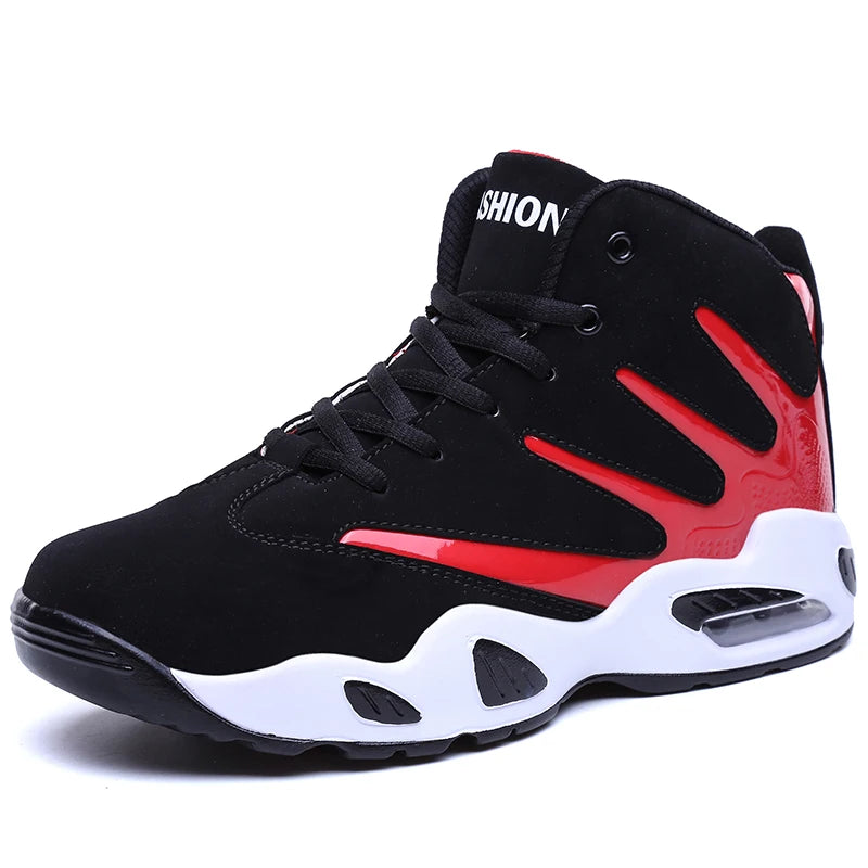 Shoes Men Sneakers Brand High Top Man Basketball Shoes Man Retro Breathable Leather Sports Shoes Male Trainers Zapatos Hombre