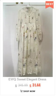 EWQ  Elegant Female Evening Dress 3D Floral Design Stand Collar Sleeveless Temperament Women Slim Dresses 2025 Spring Red Robe