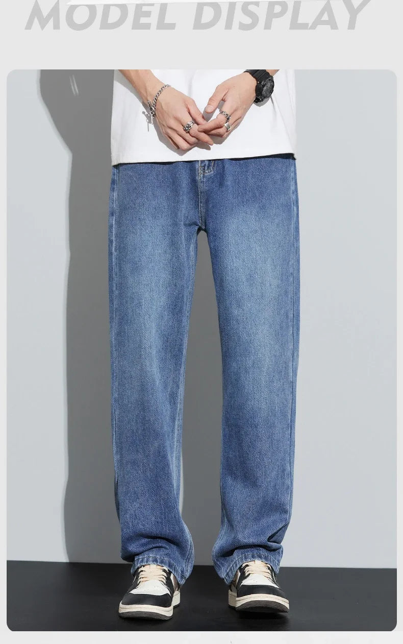 Guangdong Jeans Lockere Passform - 100% Baumwolle Weit
