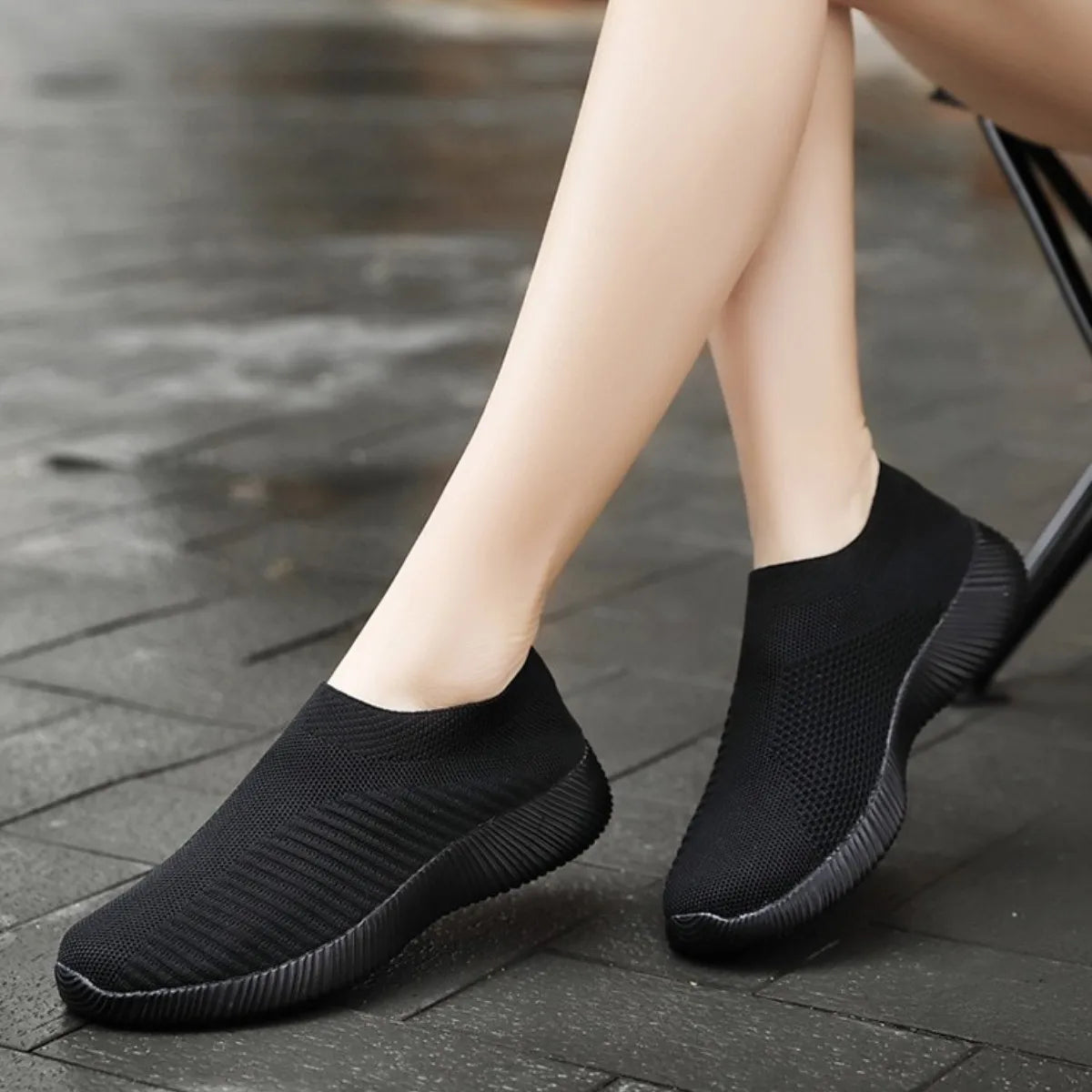 Women Shoes Soft Women Sneakers Lightweight And Comfortable Women Slip On Lazy Loafers Walking Shoes For Women