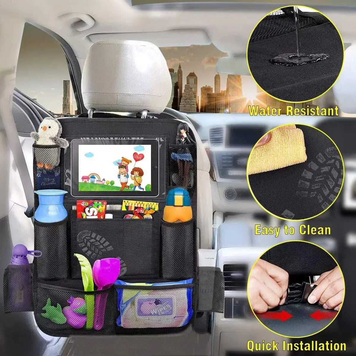 Car Seat Backrest Storage Bag