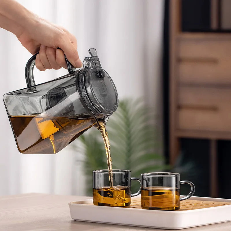 GlasTea Pro Ein-Tasten Hitzebeständig - 450ml Filter Klein