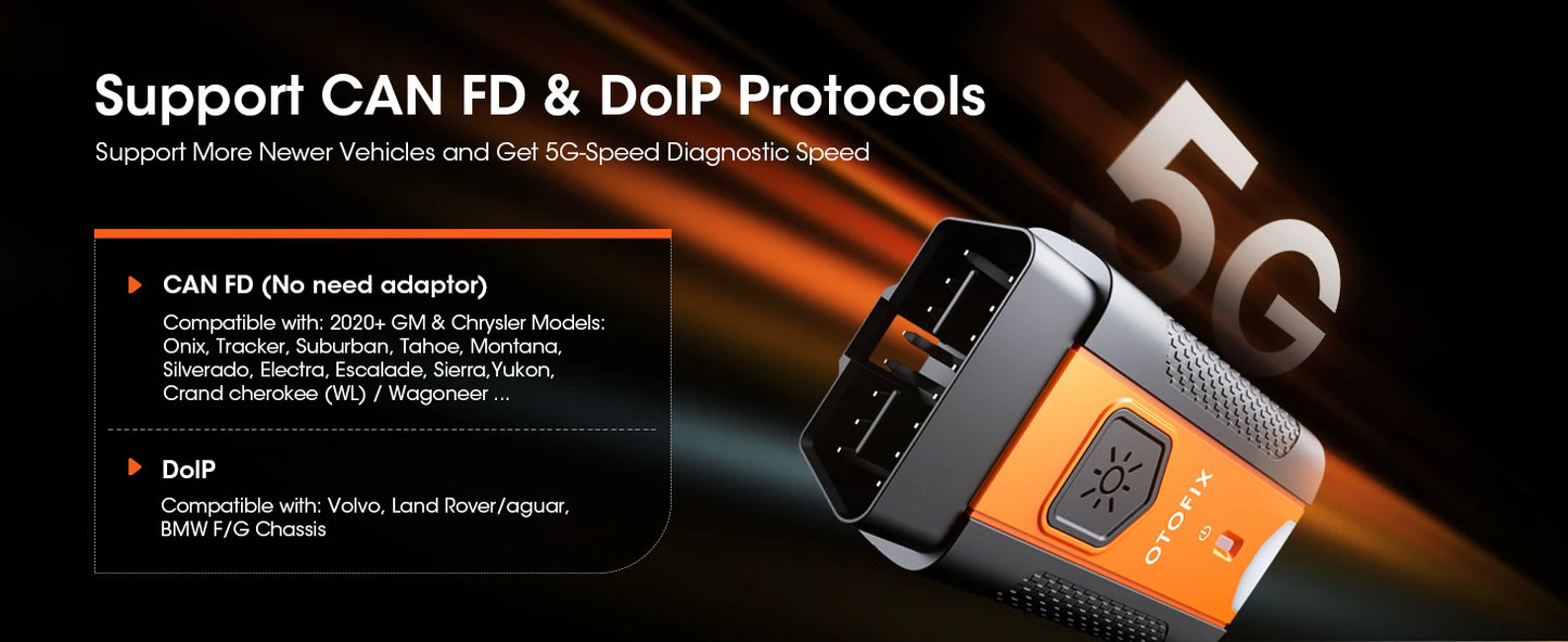 OBD2 Scanner 2025 - OTOFIX D1 LITE Auto Diagnose Werkzeug Bluetooth Wireless