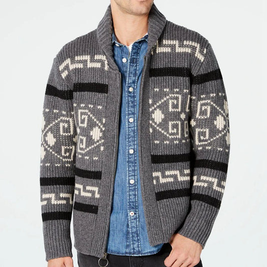 Zhejiang Premium Kaschmir Strickcardigan - Wärmekomfort Kapazität Hoch, Leistung Warm, Größe XL