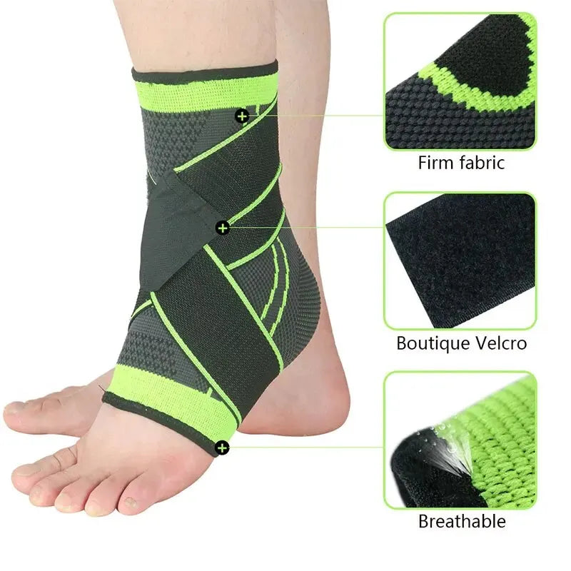 Knöchelschutz 2025: GOUNOD Nylon Sports Ankle Protection Four-sided Elastic - Warm Breathable Ankle Fixed Protector Collection