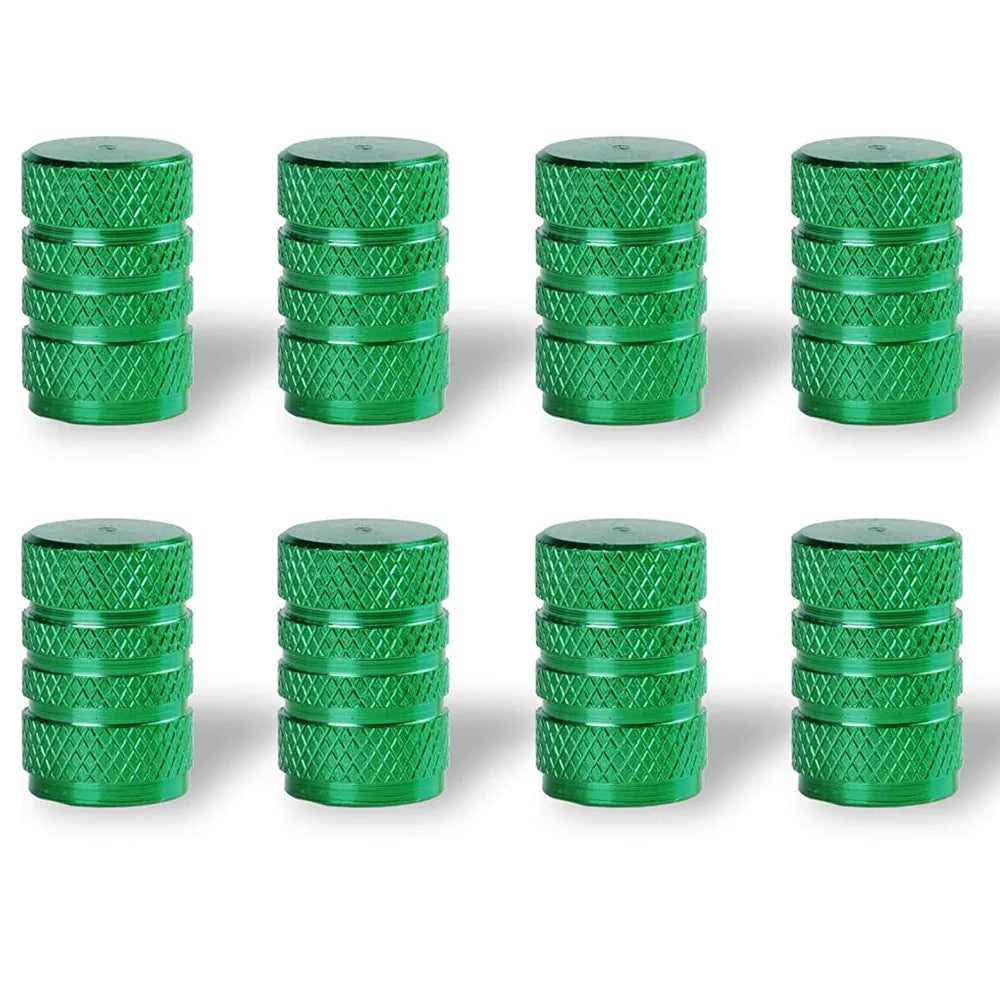 ZZTZZC Ventilkappen Staubdicht - Aluminium 8er Set 11mm