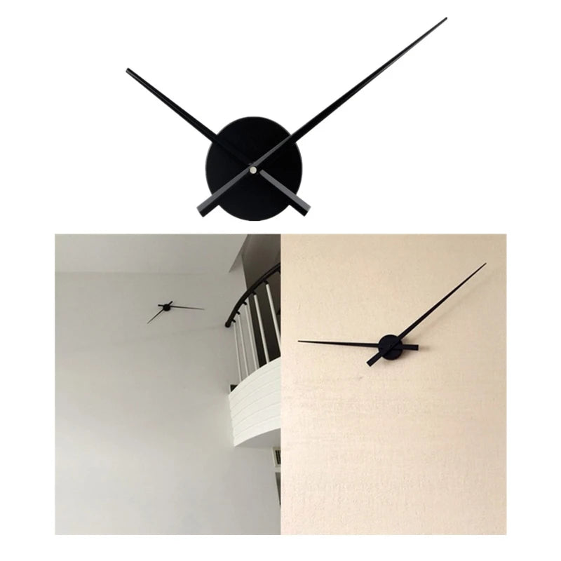 Clock Hands Modern Long Hands Wall Clock DIY Silent Movement for Living Room 203C