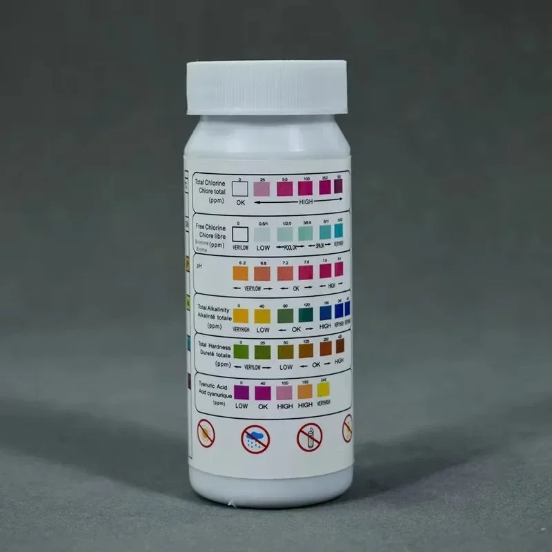 Benzi de testare pH pentru acvariu AquaTest Pro - 50 buc, 0-14