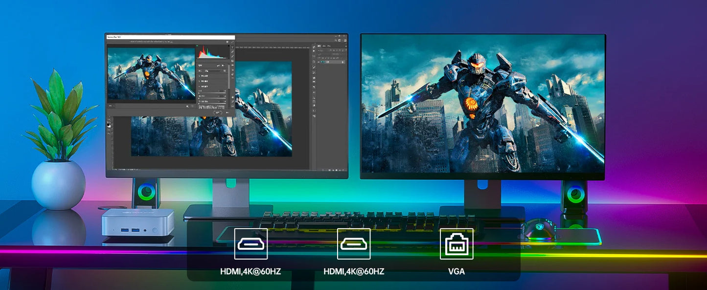 SOYO M4 Air N95 Mini PC - 256GB SSD, 3,4 GHz, kompakt