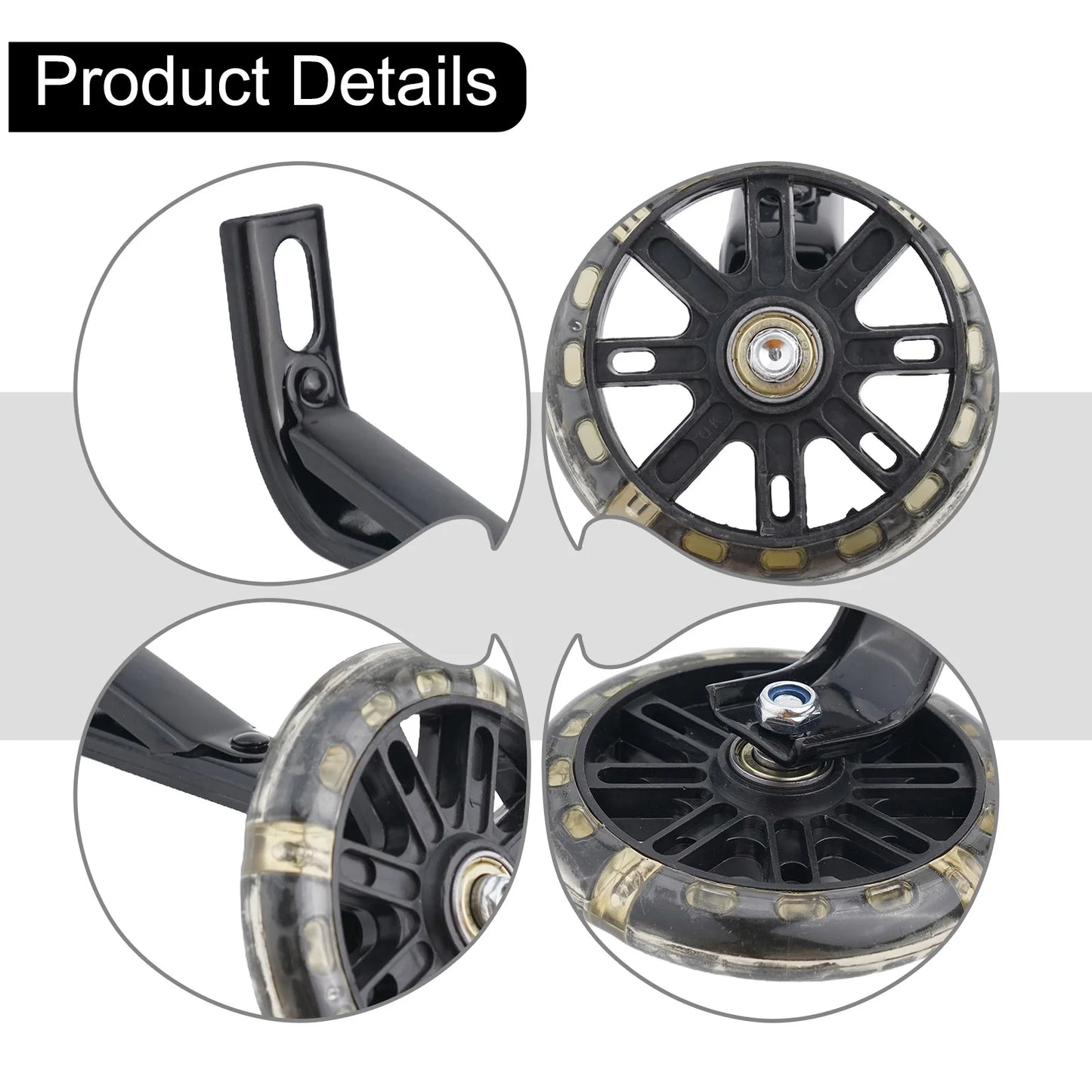 Stability Enhancing Bicycle Support Wheels for Children Suitable For Use With Popular Sizes of For kids' Bikes (14 20 Inches)