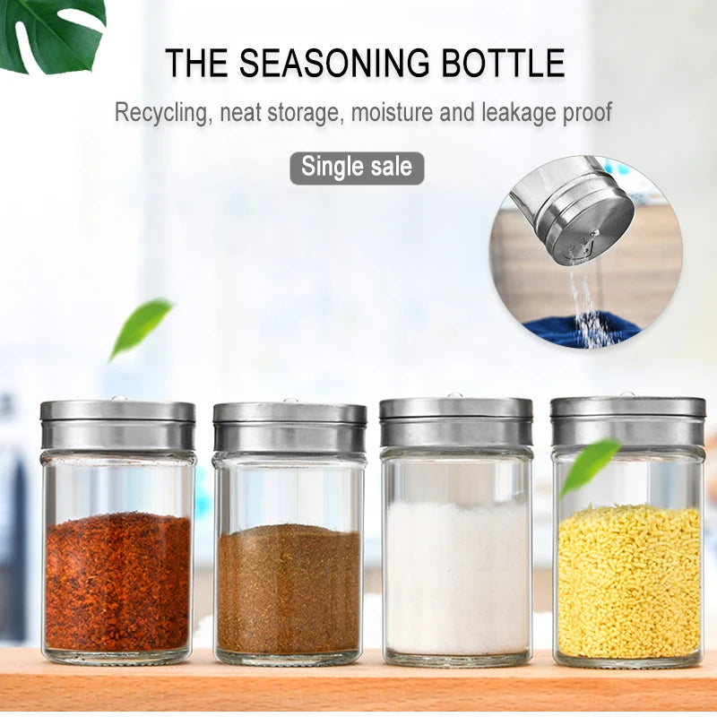 ACRDDK Seasoning Shaker Ecofreundlich - 90ml Glas Gewürzglas