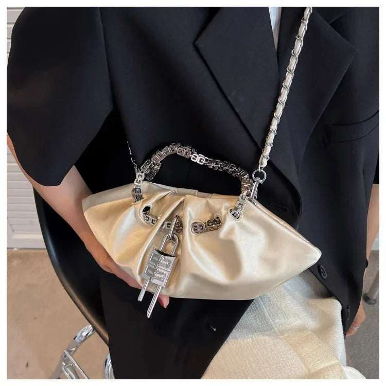 New Fashion Chain Handbags for Women Luxury Crossbody Bag Designer Shoulder Bag Black Female Purse Sac Femme