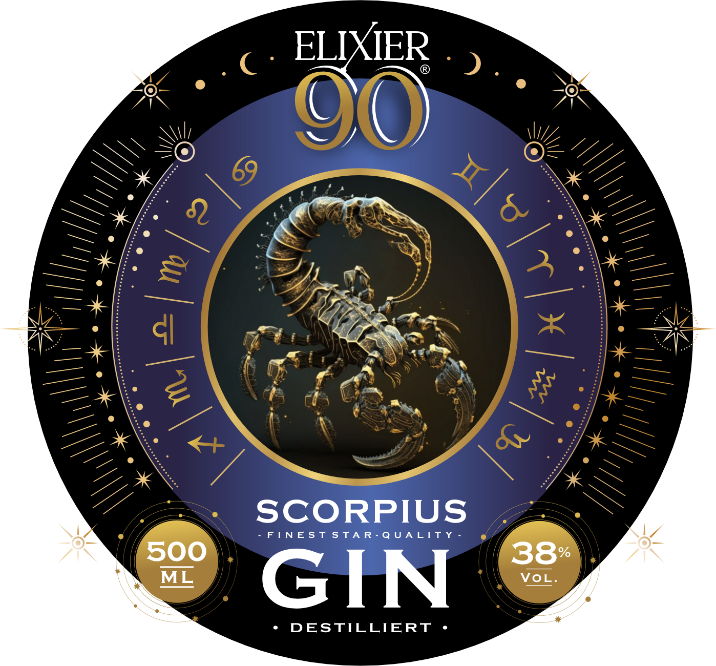 Skorpion - Ediția Scorpius (Gin) 38% Vol.