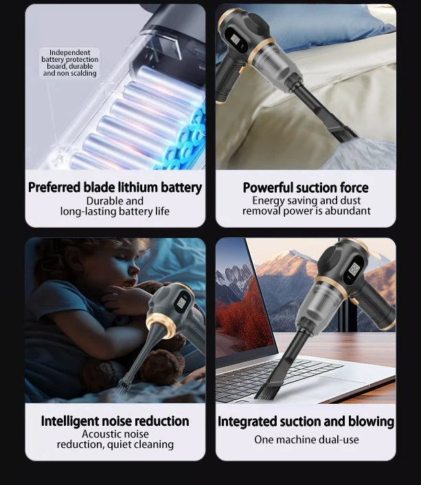 BELIBUY home appliance car vacuum cleaner high power strong suction carpet cleaner machine Portable vacuum cleaner