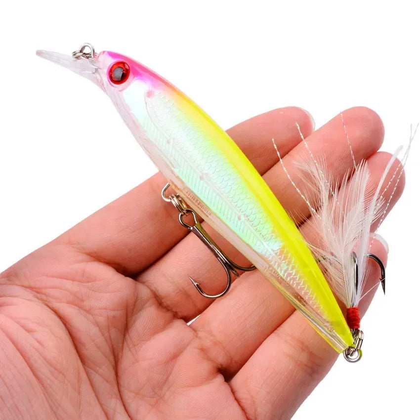 AOracle Laser Minnow Schwimmköder - 11cm 13g 0.6-1.8m