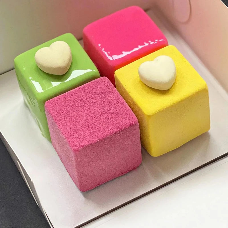 Silicone Pastry Mold 3D French Dessert Mousse Cake Baking Pan Chocolate Candles Soap Fondant Molds DIY Cake Decoration Tools