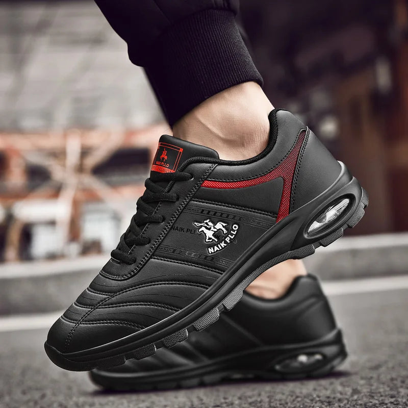 Men Sneakers Running shoes for men Platform New Breathable leather vulcanized shoes zapatos de hombre