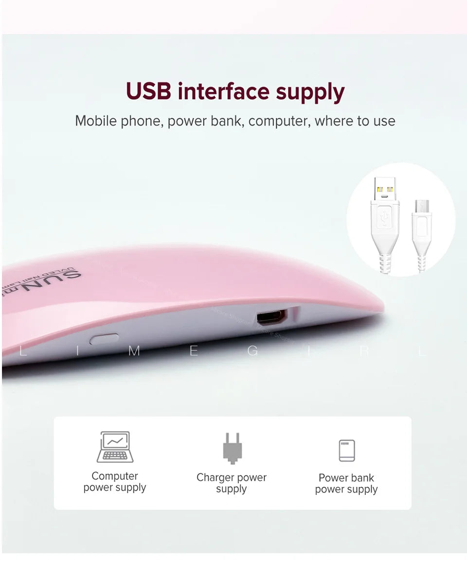Nail Extension Kit Acrylic Gel Polish Nail Polish with UV LED Nail Lamp Manicure Kit and Base Coat Top Coat for Salon and Home