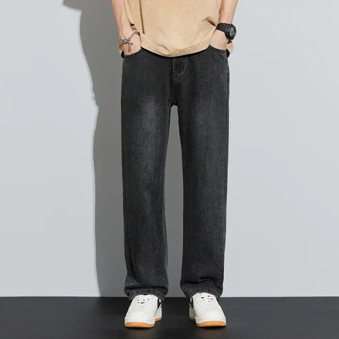 Guangdong Jeans Lockere Passform - 100% Baumwolle Weit - Golden Bridge Store