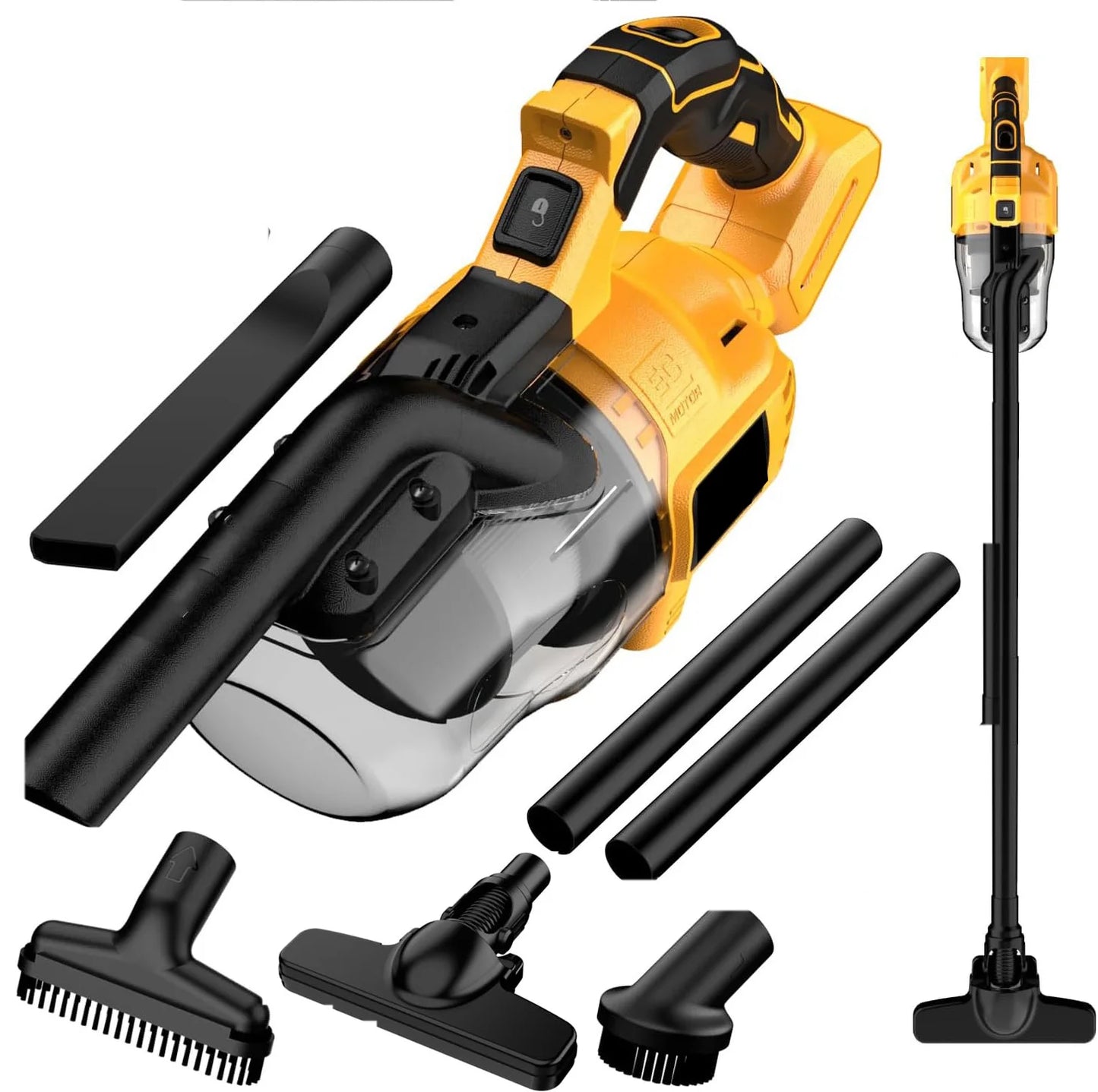 Dewalt 5in1 Handstaubsauger Leistungsstark - 500W 46CFM 20V