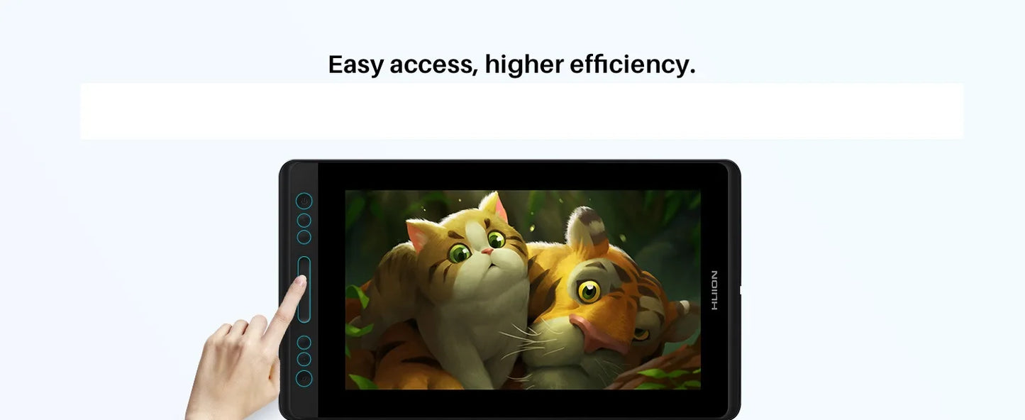 HUION KAMVAS Pro 13 GT-133 2025 - Pen Display Digital Graphics Monitor - 8192 Levels Tilt Function Professional