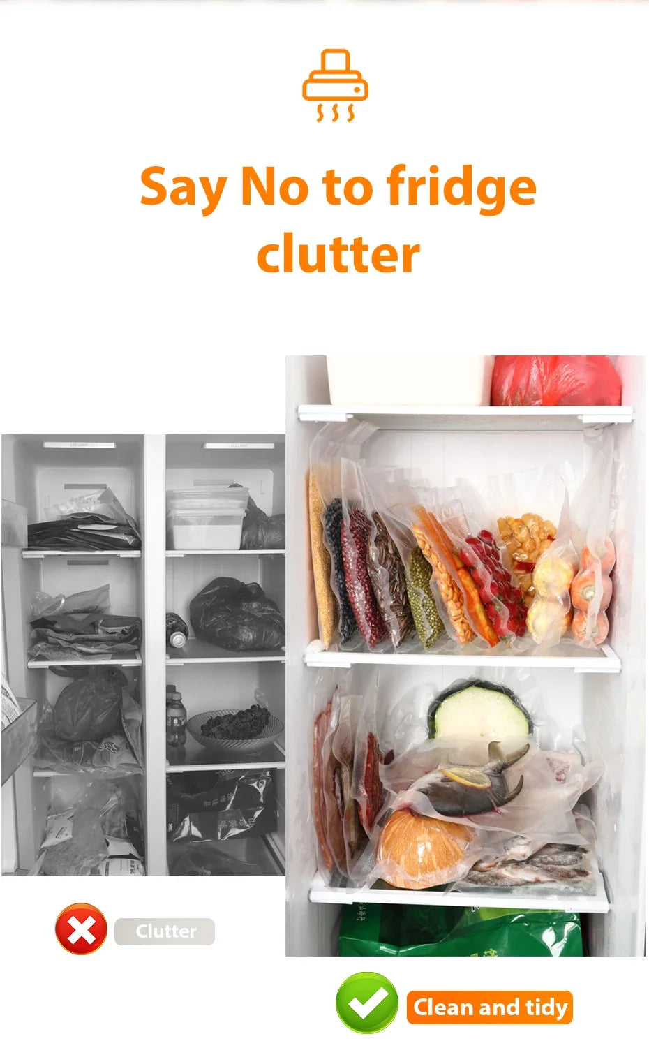 Vacuum Sealer Packaging Machine Food Vacuum Sealer With Free 10pcs Vacuum bags Household Vacuum Food Sealing