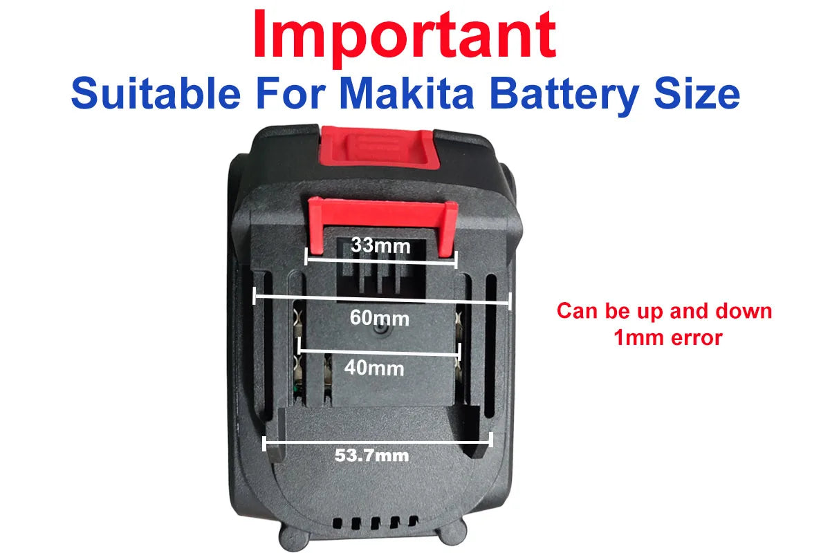 WOYOFADA 2in1 Akku Laubbläser - 18V Makita Kompatibel