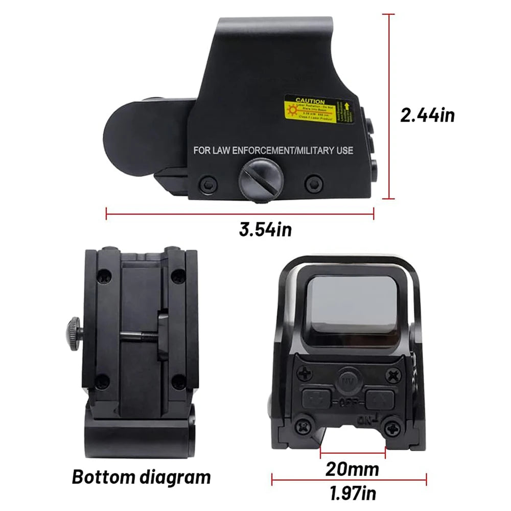 Bestsight 553 Holografisches Visier - Rot Grün 20mm Kompakt