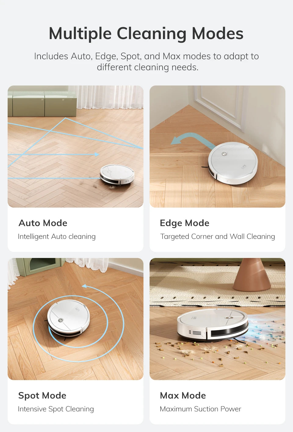 Aspirator robot ILIFE V2, autonomie de 120 de minute, aspirator robot cu autoîncărcare, subțire, silențios, ideal pentru păr de animale și podele dure