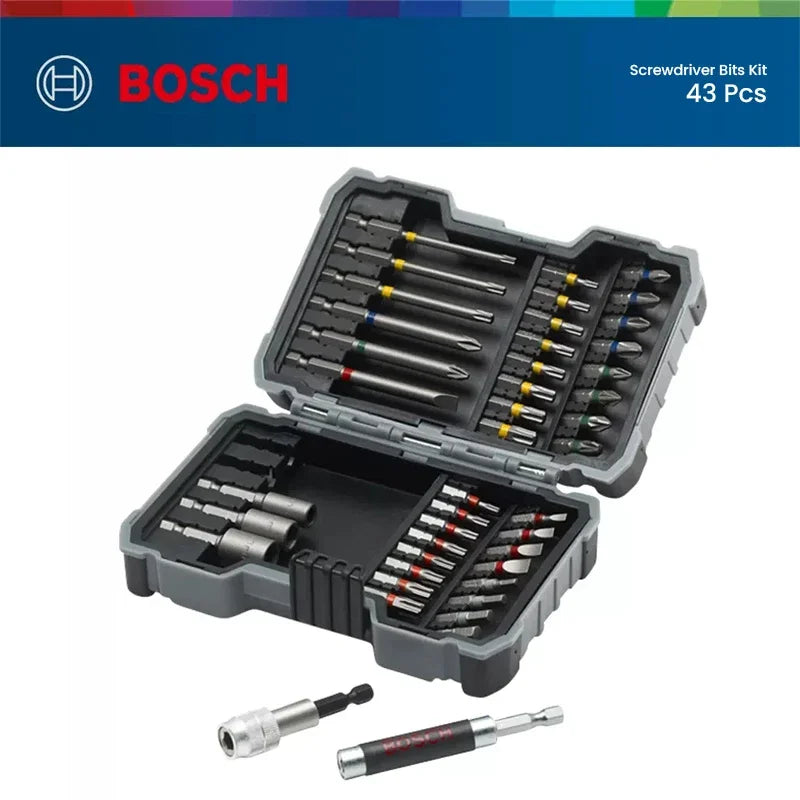Bosch Bits-Set 2025: 43-teilig High-Hardness Professional Power Tools Collection