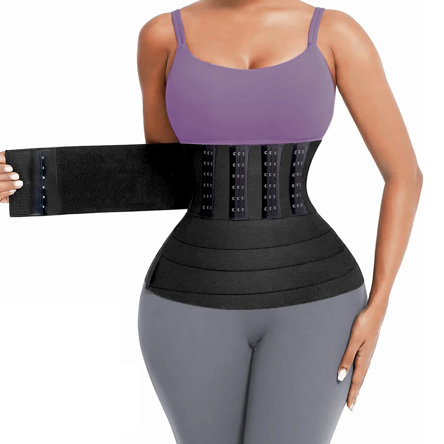 Taillen Trainer Gürtel für Damen - Taille Bandage Wraps Bauch Schweiß Wrap - Plus Size Bauch Body Shaper Workout Trimmer Gürtel
