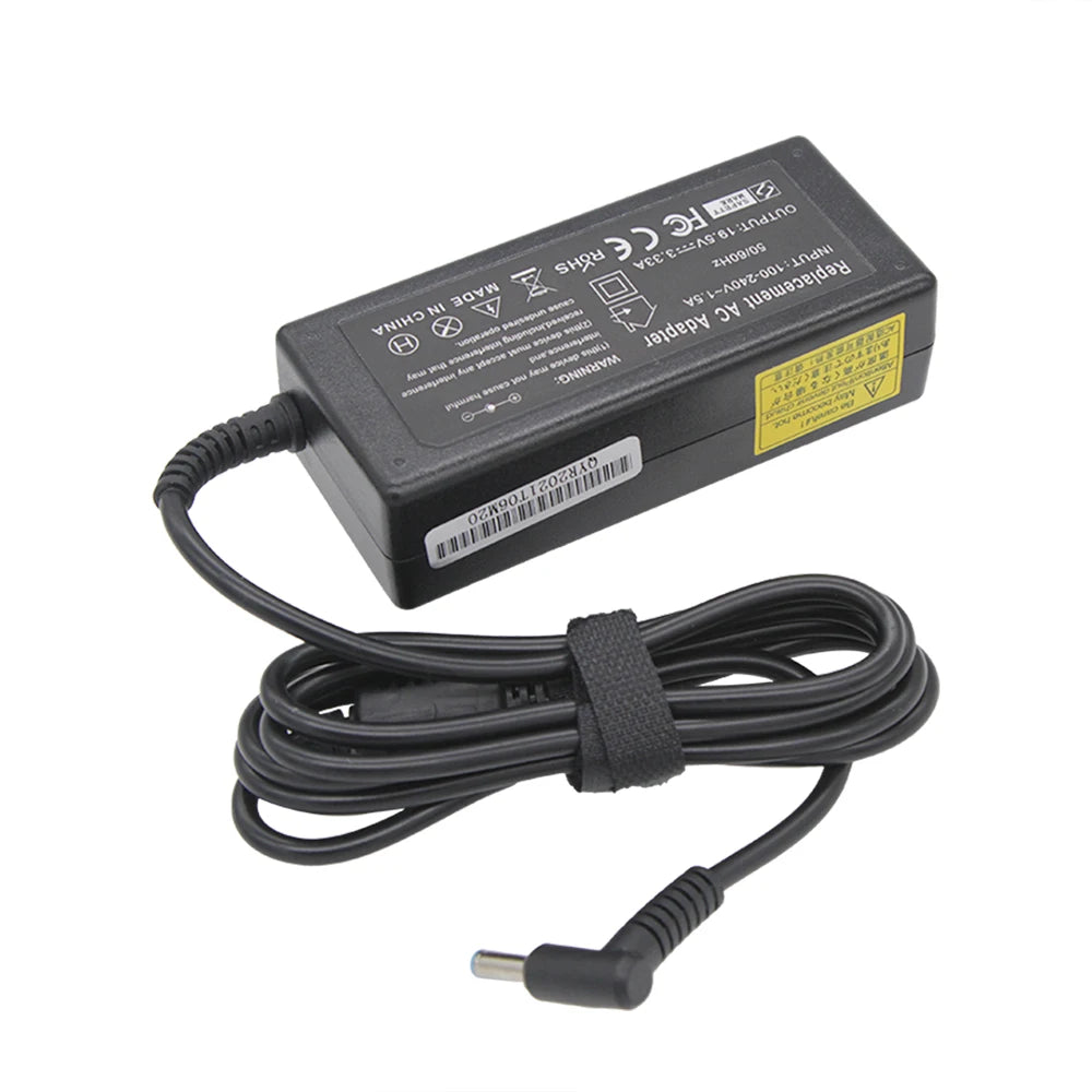 Laptop-Netzteil 2025: 19.5V 3.33A 65W 4.5*3.0mm Laptop Charger Adapter - HP Envy 17-j010us Pavilion 15-j000 Chromebook 11 G4 G5 EE 14 G3 246 G4 248 Collection
