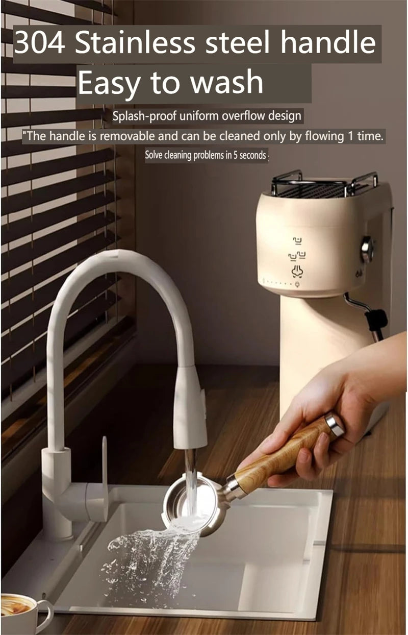 Professional Espresso Coffee Maker Electric Italian Coffee Machine 15 Bar Automatic milk frother Cappuccino Latte Espresso maker