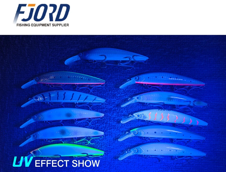 FJORD 110S 37g 90S 29g 70S 17g Schweres Sinken Minnow Angeln Köder Salzwasser Süßwasser Langer Wurf Meer Kunstlicher Köder Jerkbait