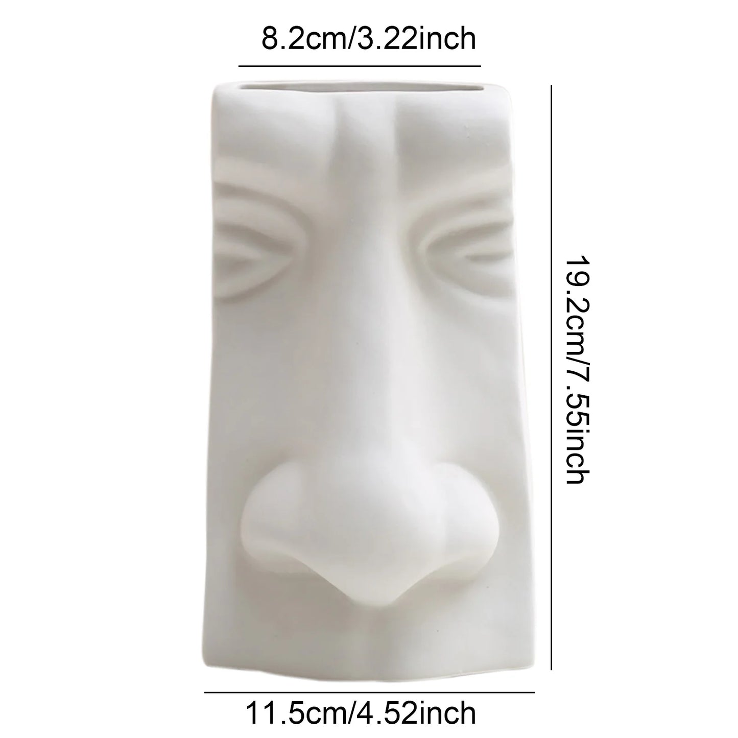 Face and Five Senses Hydroponic Flower Arrangement Glass Vase Plant Pot Wedding Decoration Vase With Flowers Decor Room Home - Golden Bridge Store