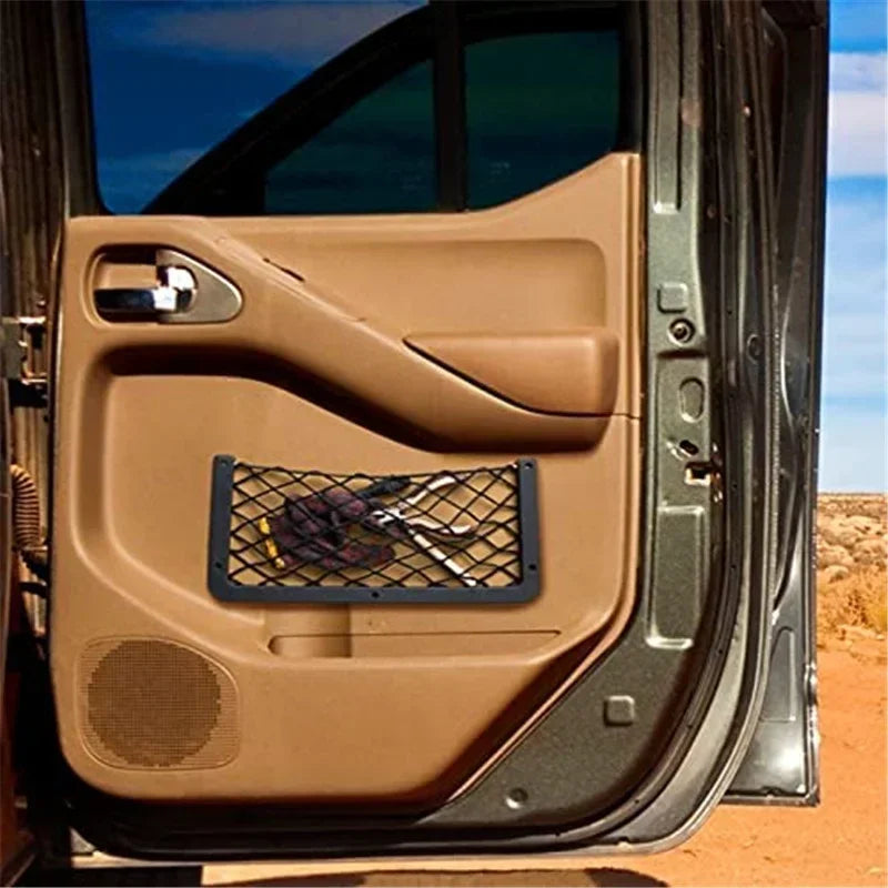 Organizator plasă pentru bancheta spate auto DUTRIEUX - 35x18cm, pachet de 3