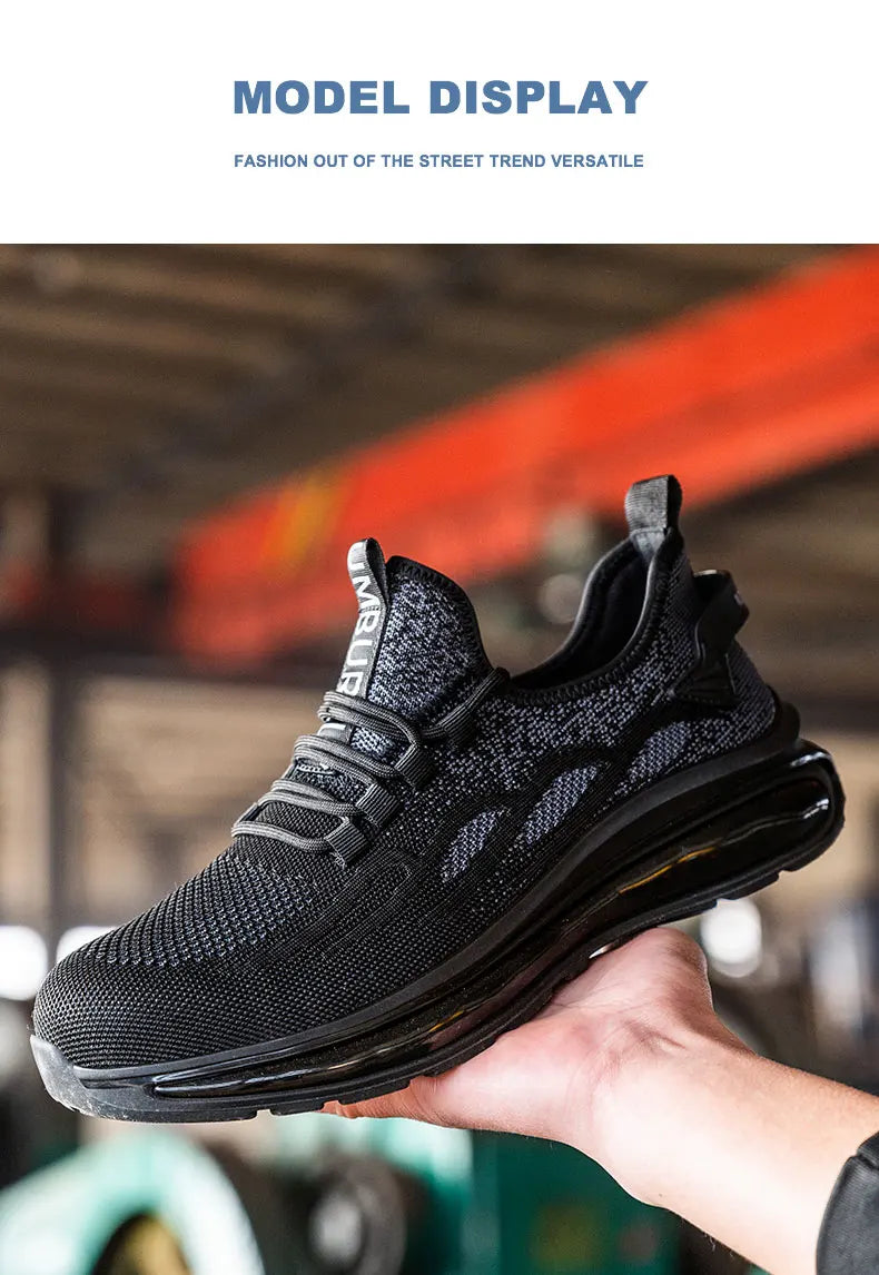 Lightweight Breathable Sneakers for Women Slip Resistant Shoes Outdoor Puncture-proof Outsole Comfort Wear Resistant Shoes
