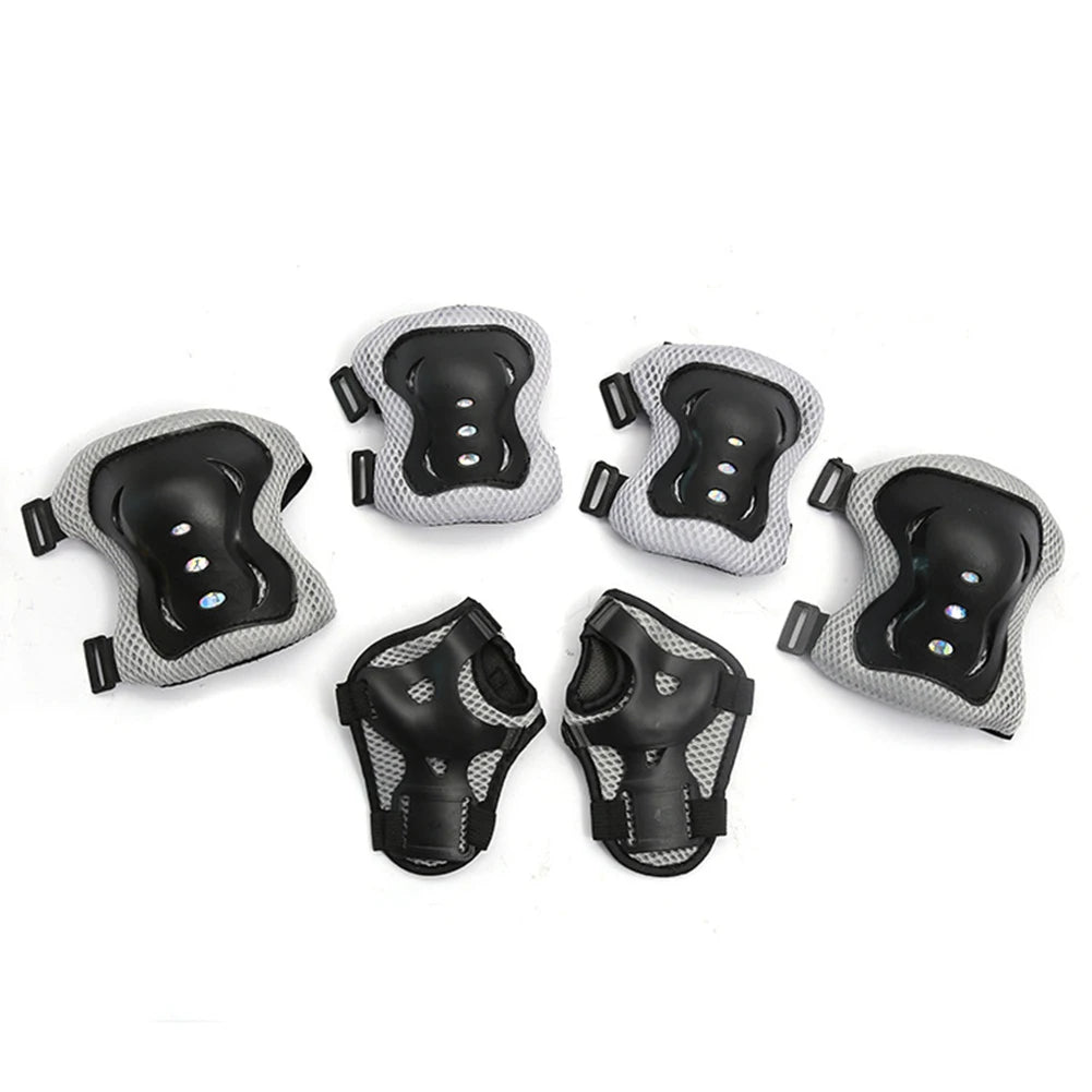 JOCESTYLE Skate Schutzset Verstellbar - Helm 48-55cm ABS