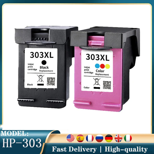 HP 303XL Kompatibel - XL Kapazität, 3er Pack, C/M/Y