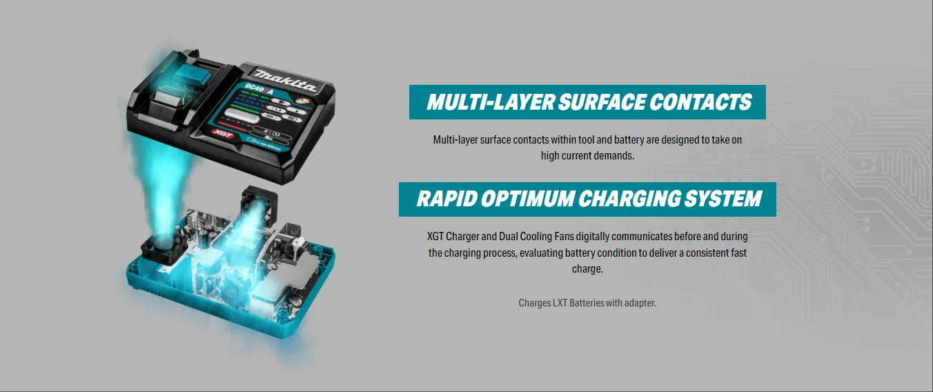 Makita BL4050 Lithium Akku - 5.0Ah 40V 18650 Zellen