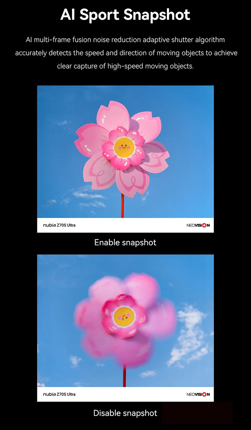 Nubia Z70s Ultra Photographer Edition - 6600mAh 80W 6,85 Zoll