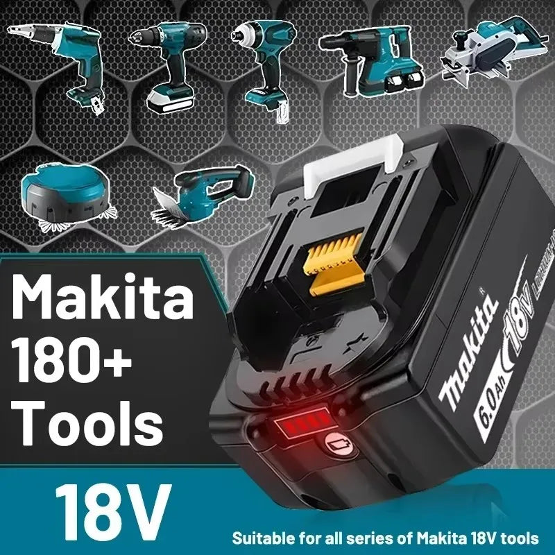 Makita 18V 5.0Ah Rechargeable Battery Suitable for Makita BL1840 BL1830 BL1830B BL1850 BL1850B Original Power Tool Battery