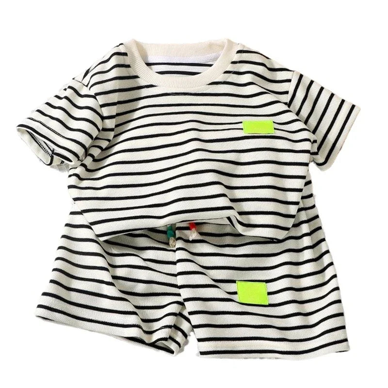 Sonkpuel Kinder Kurzarm Sommer Set - Polyester Größe S M