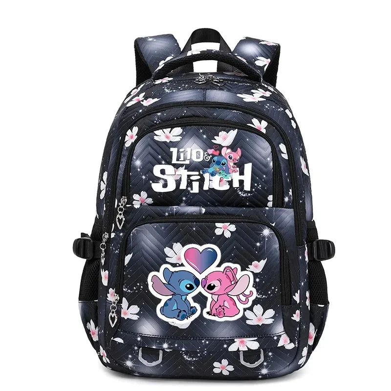 Lilo Stitch Schulrucksack 2025 - Große Kapazität Daypack für Mädchen Schultasche